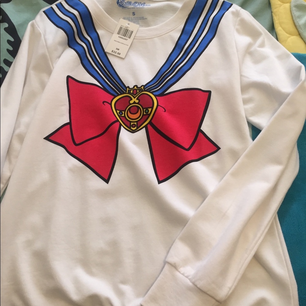 Sailor Moon Sweater Net Hot topic casual cosplay